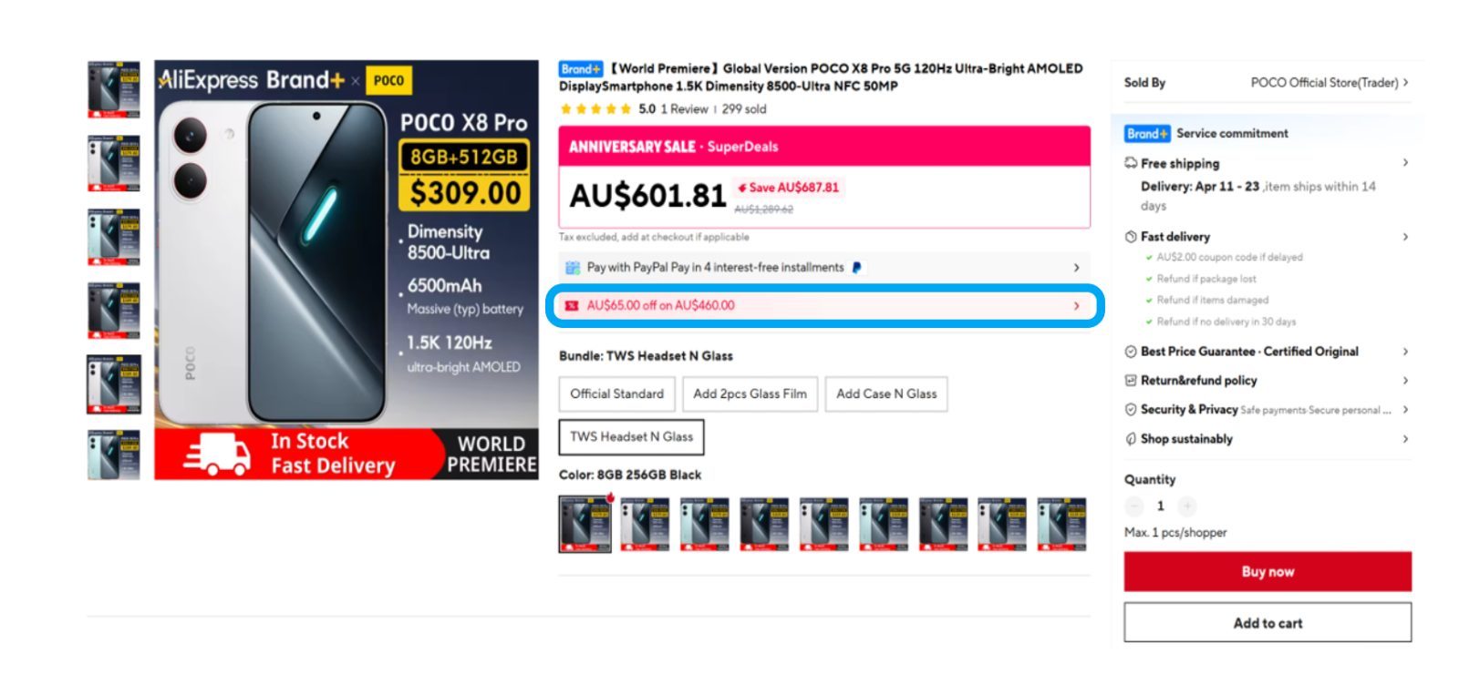 If buying Android phones, check out AliExpress.